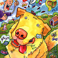 Kodi watercolor dog painting